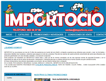 Tablet Screenshot of importocio.com